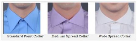 medium spread collar